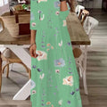 New Fashion Elegant Printed Dress Long Wholesale Dress