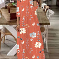 New Fashion Elegant Printed Dress Long Wholesale Dress