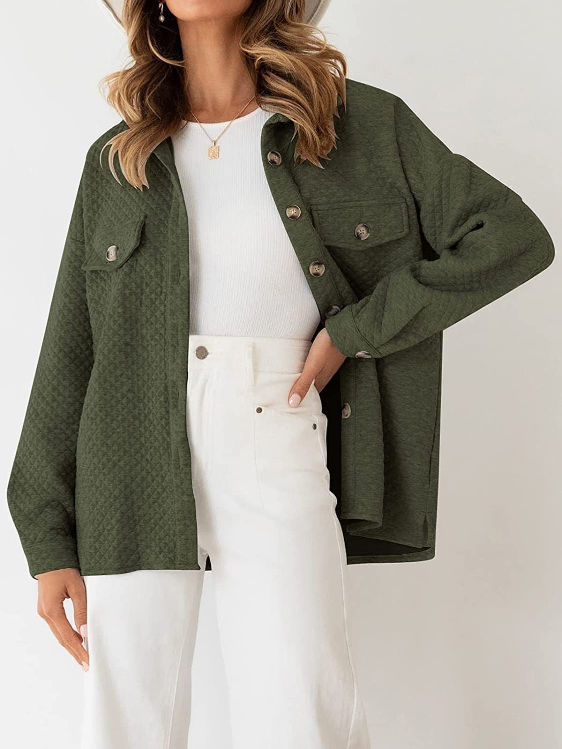 Pocket Lightweight Casual Jacket Cardigan Lapel Jacket Women'S