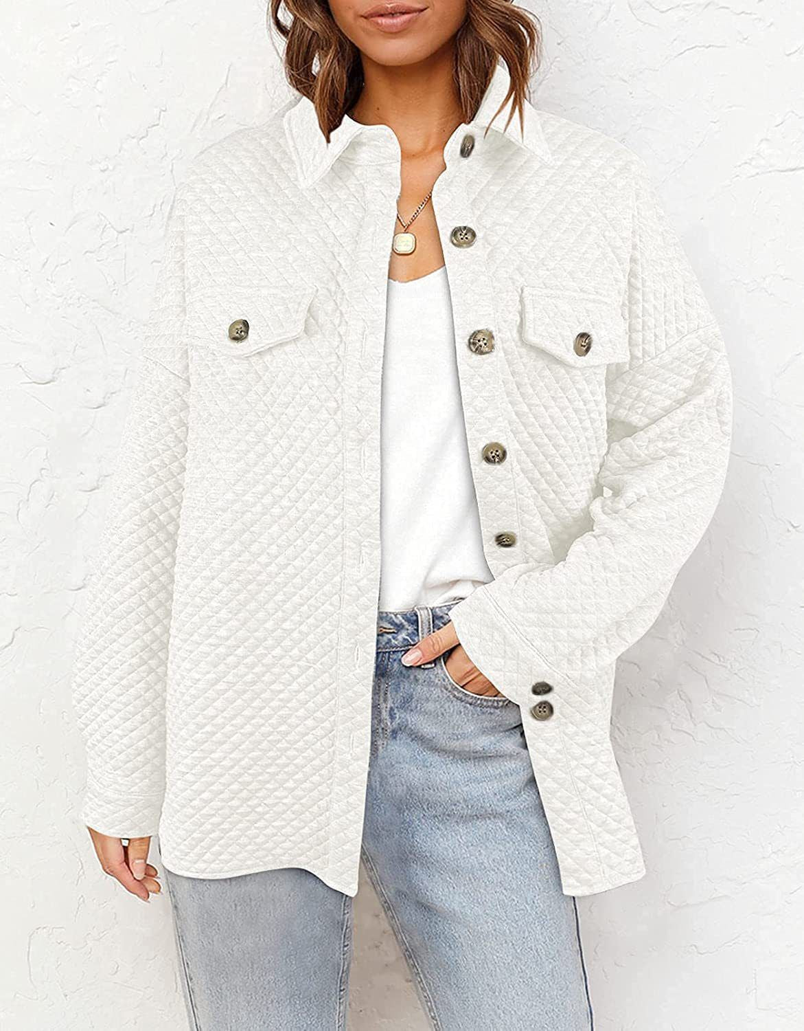 Pocket Lightweight Casual Jacket Cardigan Lapel Jacket Women'S