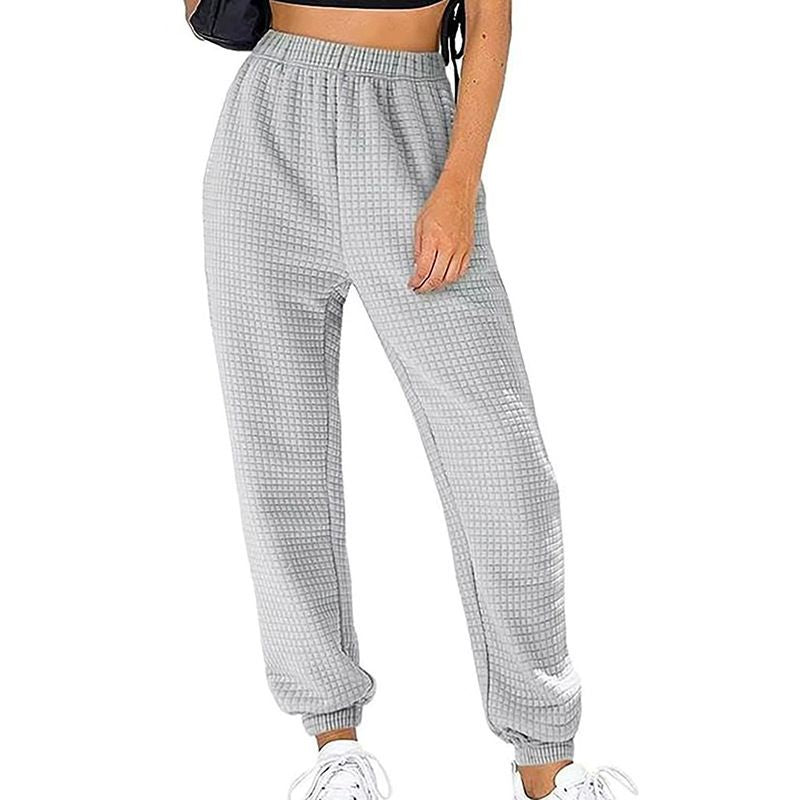 Winter New Home Sports Waffle Slacks And Trousers