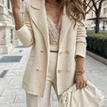 Short Textured Casual Top Long Sleeve Jacket Jacket Autumn And Winter New Women'S Style