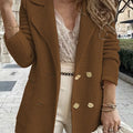 Short Textured Casual Top Long Sleeve Jacket Jacket Autumn And Winter New Women'S Style