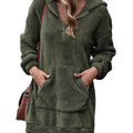 Sweatshirt Independent Station Double-Sided Fleece Hooded Loose Women'S Sweatshirt