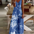 Summer New Women'S Dress Slim Slimming Holiday Bohemian Suspender