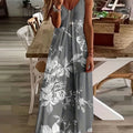 Summer New Women'S Dress Slim Slimming Holiday Bohemian Suspender