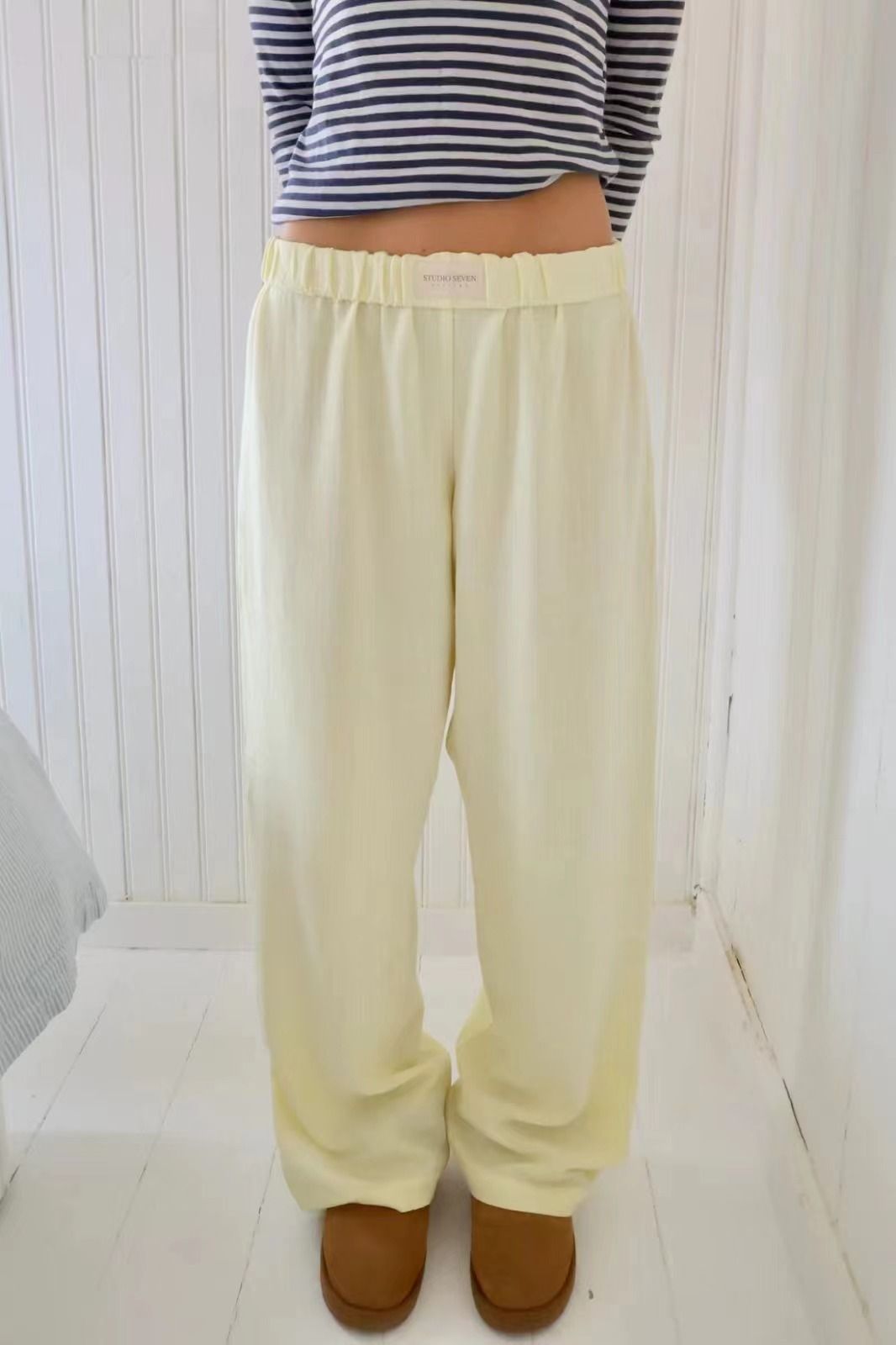 Wide-Leg Pants Casual Street Ins Fashion Loose High-Waisted Pants