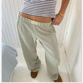 Wide-Leg Pants Casual Street Ins Fashion Loose High-Waisted Pants