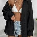 Cross-Border Women'S Anti-Hiccup Shirt Dropped Shoulder Bat Shirt