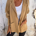 Casual Versatile Lapel Pocket Jacket Jacket