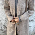 Winter Lapel Long Sleeve Casual Woolen Jacket
