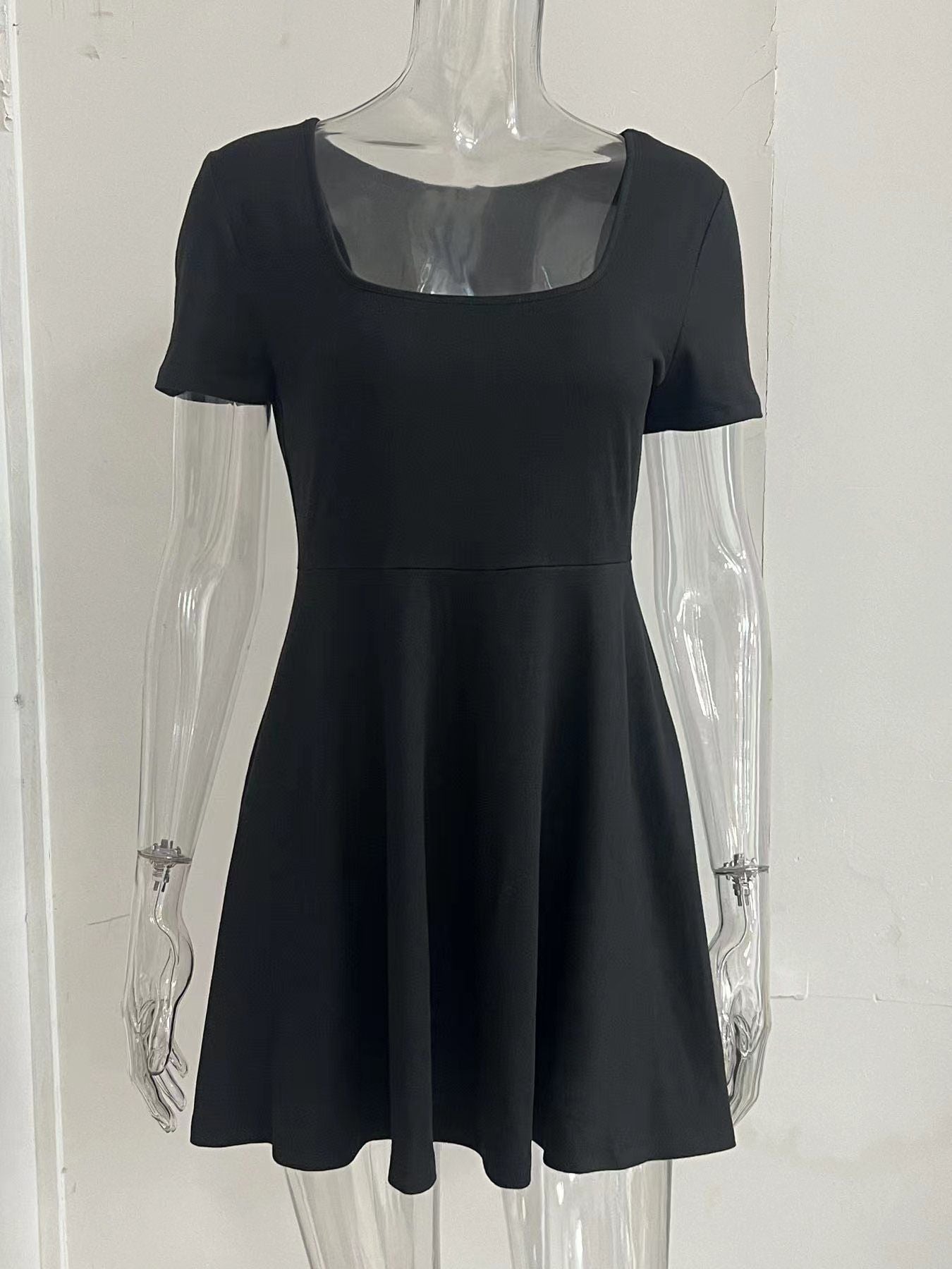 Low-Neck Dresses, Women'S Waist Slimming Dresses, Short Skirts,