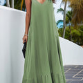 Elegant Solid Color Slip Dress