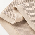 Smoke Gray Ribbed Corduroy Oversized Sweatshirt