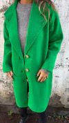 Winter Lapel Long Sleeve Casual Woolen Jacket